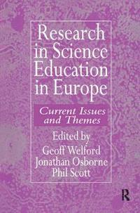 bokomslag Research in science education in Europe