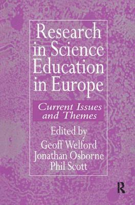 Research in science education in Europe 1