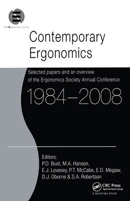 bokomslag Contemporary Ergonomics 1984-2008