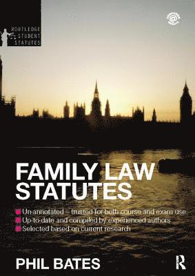 bokomslag Family Law Statutes