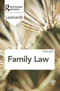 bokomslag Family Lawcards 2012-2013