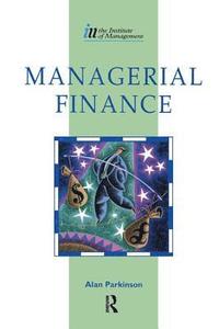 bokomslag Managerial Finance