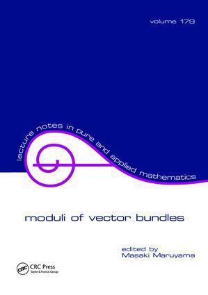 Masaki Maruyama - Moduli of Vector Bundles, Inbunden