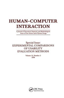 Gary A. Olson - Experimental Comparisons of Usability Evaluation Methods, Inbunden