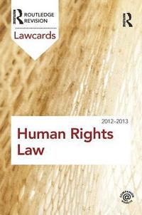 bokomslag Human Rights Lawcards 2012-2013