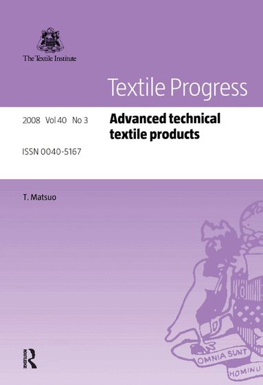 Xiaoming Tao - Advanced Technical Textile Products, Inbunden