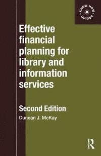 bokomslag Effective Financial Planning for Library and Information Services