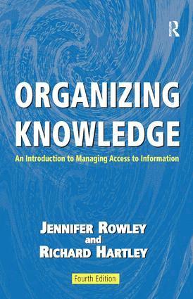 Organizing Knowledge 1