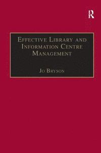 bokomslag Effective Library and Information Centre Management