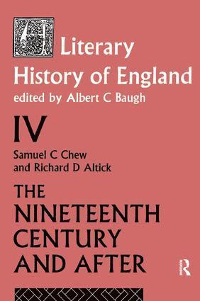 A Baugh, A. Baugh - Literary History of England Vol. 4, Inbunden