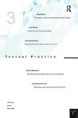 Alan Sinfield - Textual Practice 10.3, Inbunden