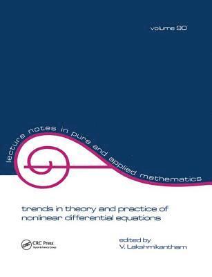 bokomslag Trends in Theory and Practice of Nonlinear Differential Equations