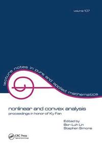 bokomslag Nonlinear and Convex Analysis