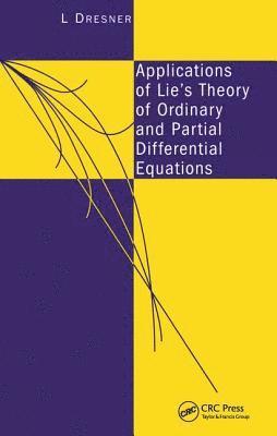 Applications of Lie's Theory of Ordinary and Partial Differential Equations 1