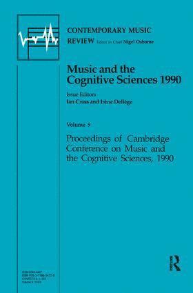 Music and the Cognitive Sciences 1990
