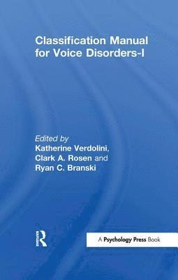 bokomslag Classification Manual for Voice Disorders-I