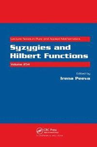 bokomslag Syzygies and Hilbert Functions
