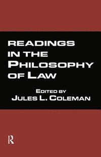 bokomslag Readings in the Philosophy of Law