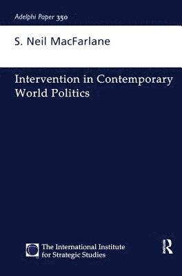 Intervention in Contemporary World Politics 1