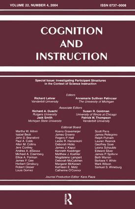 Richard Lehrer - Investigating Participant Structures in the Context of Science Instruction, Inbunden