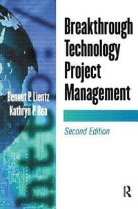 bokomslag Breakthrough Technology Project Management