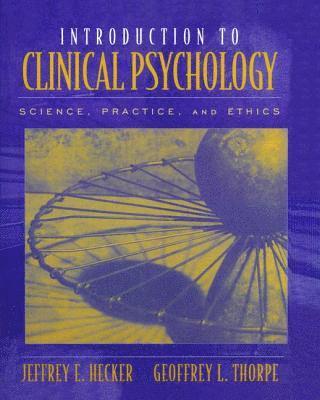 bokomslag Introduction to Clinical Psychology