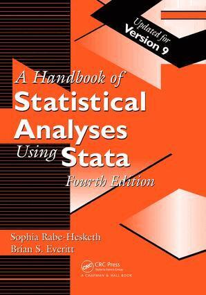 Brian S. Everitt, Sophia Rabe-Hesketh - Handbook of Statistical Analyses Using Stata, Inbunden