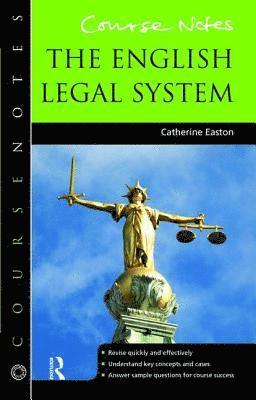 bokomslag Course Notes: the English Legal System