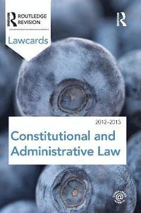 bokomslag Constitutional and Administrative Lawcards 2012-2013