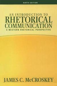 bokomslag An Introduction to Rhetorical Communication