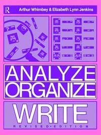 bokomslag Analyze, Organize, Write