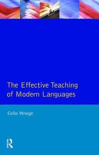 bokomslag Effective Teaching of Modern Languages