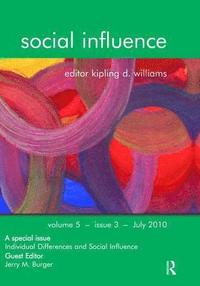 bokomslag Individual Differences and Social Influence