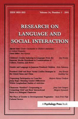 bokomslag Gender Construction in Children's Interactions