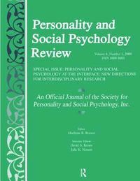 bokomslag Personality and Social Psychology at the Interface