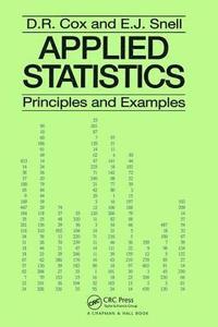 bokomslag Applied Statistics - Principles and Examples