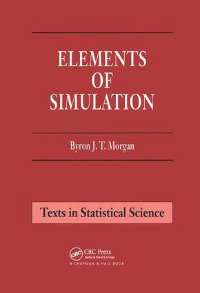 Byron J.T. Morgan - Elements of Simulation, Inbunden