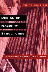 bokomslag Design of Masonry Structures