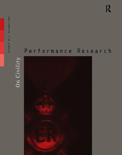 Various Authors, Various - Performance Research 9:4 Dec 2, Inbunden
