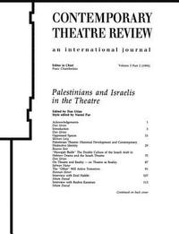 bokomslag Palestinians and Israelis in the Theatre