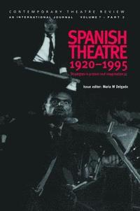 bokomslag Spanish Theatre 1920-1995