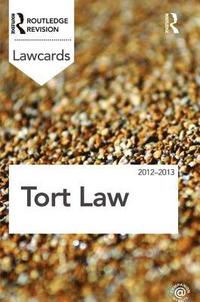 bokomslag Tort Lawcards 2012-2013