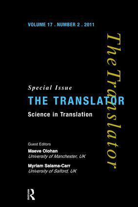 Maeve Olohan, Myriam Salama-Carr - Science in Translation, Inbunden