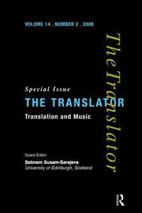 bokomslag Translation and Music