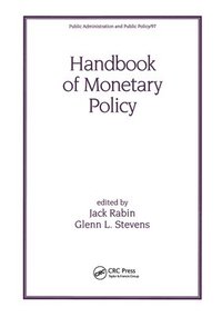 bokomslag Handbook of Monetary Policy
