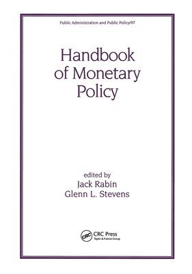 Handbook of Monetary Policy 1