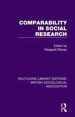 bokomslag Comparability in Social Research