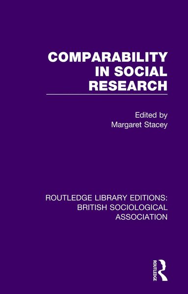 bokomslag Comparability in Social Research