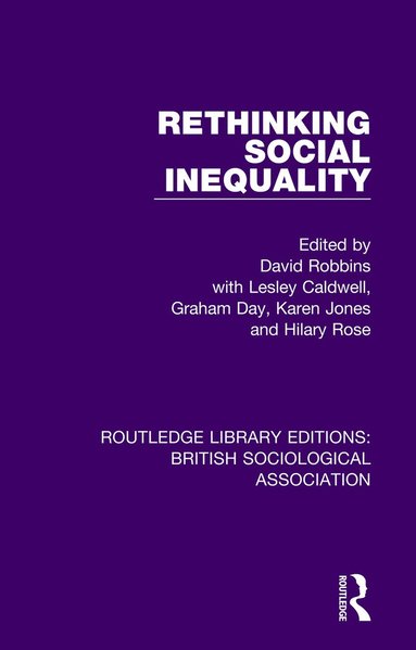 bokomslag Rethinking Social Inequality