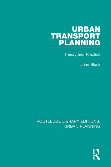John Black - Urban Transport Planning, Häftad